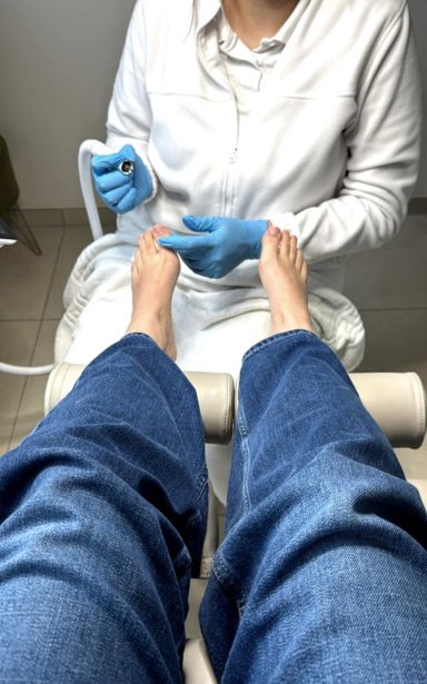 Podologische Behandlung